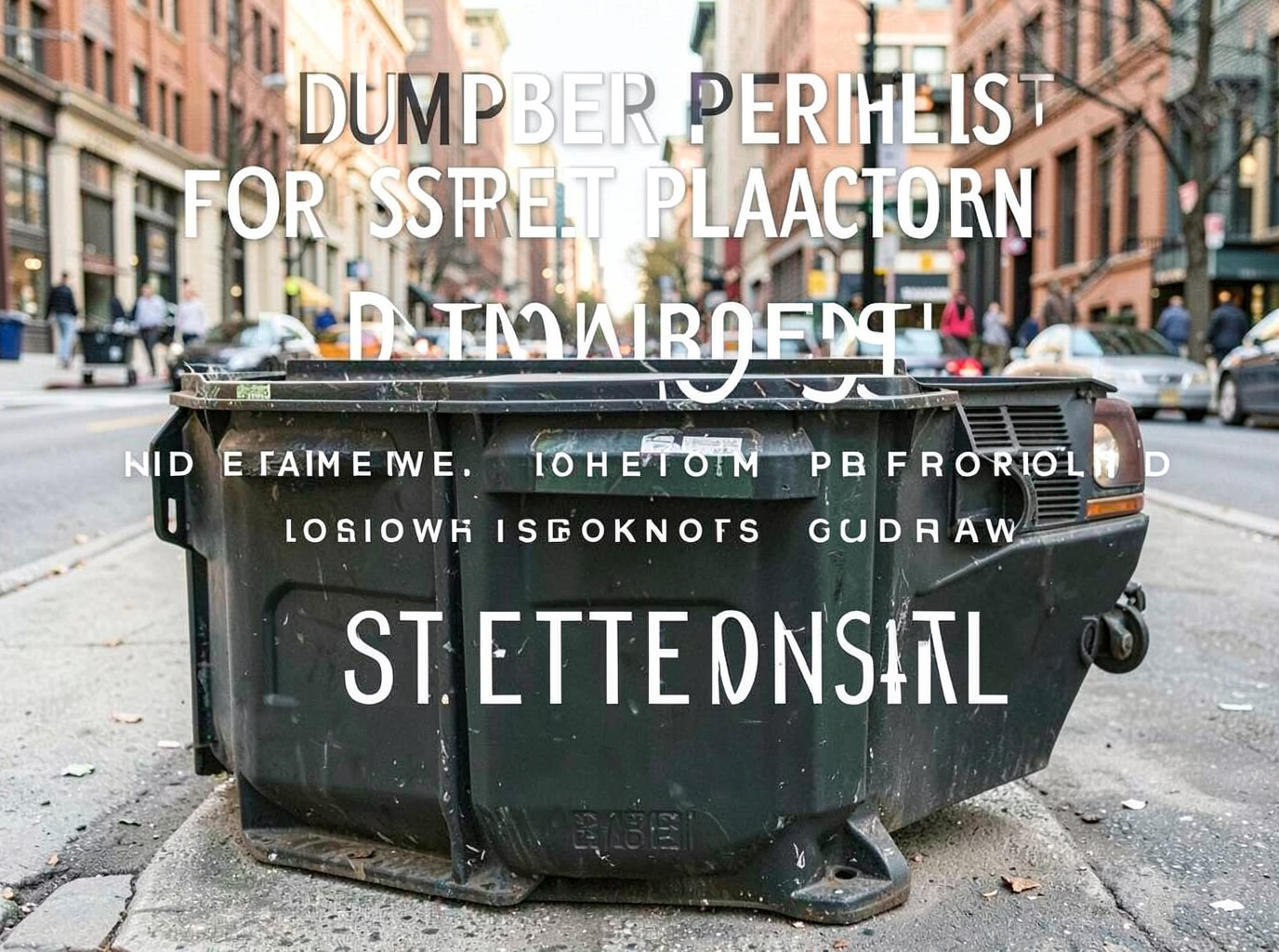 Dumpster Permit Rules for Street Placement in Downtown St. Petersburg