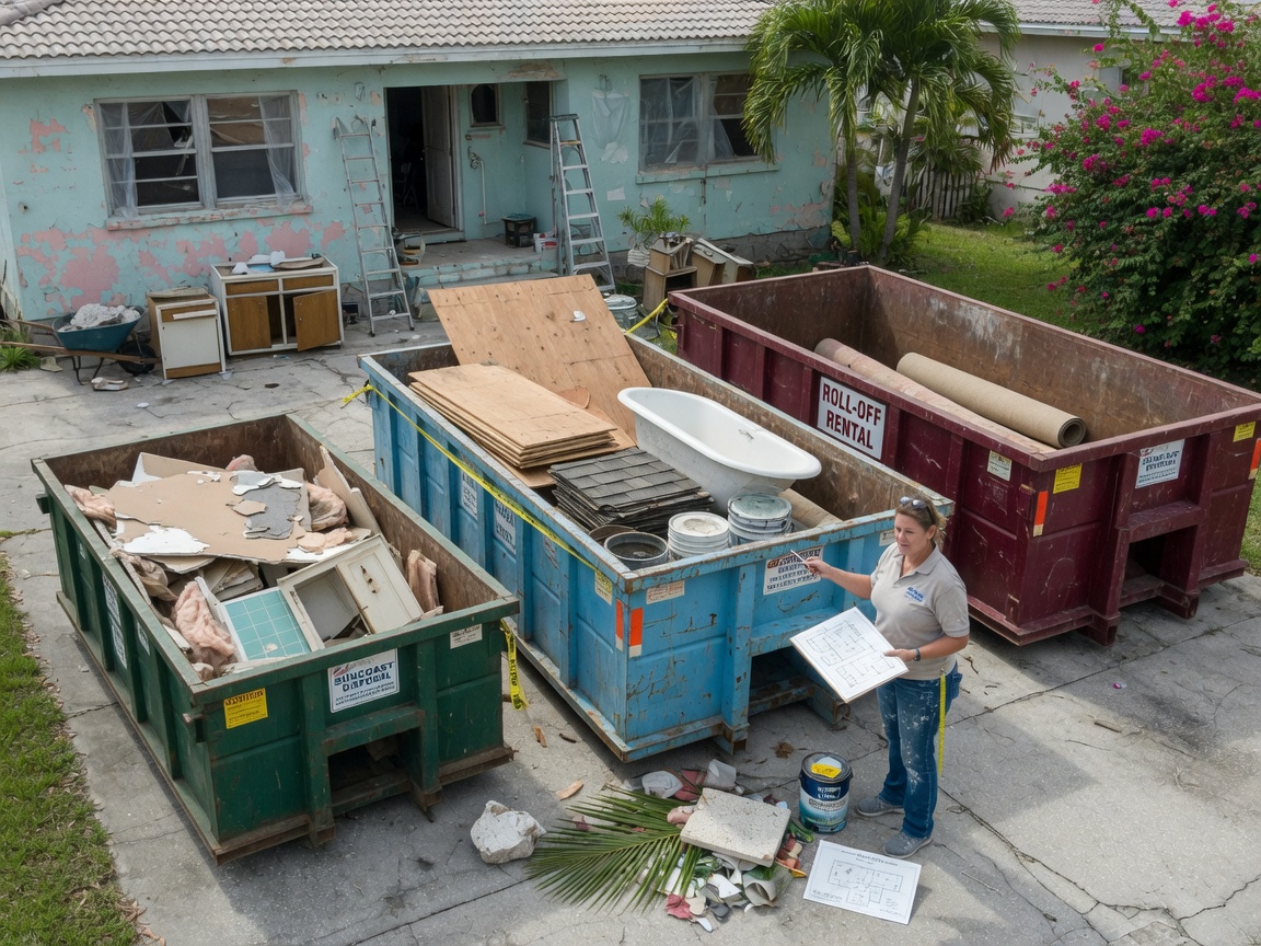 How to Choose the Right Dumpster Size for a St. Petersburg Home Renovation